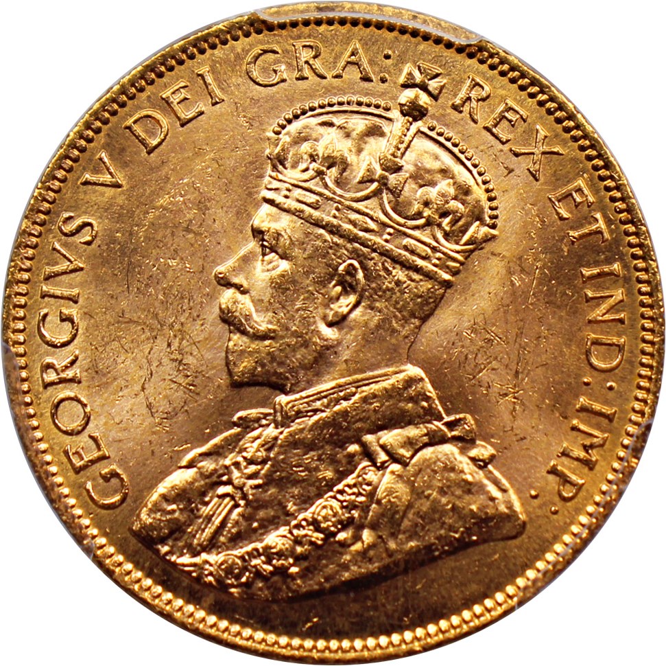 image for: Canada: 1913 $10 PCGS MS63 (Canadian Gold Reserve)