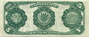 image for: FR. 363 1891 $5 Treasury Note PCGS Extremely Fine 45