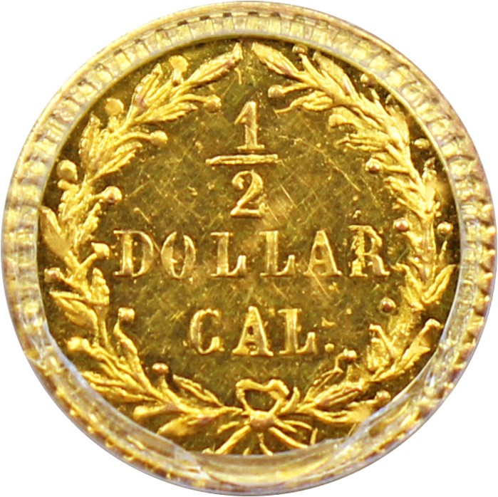 image for: 1876/5 Cal. Gold 50c PCGS MS63 (BG-1059)