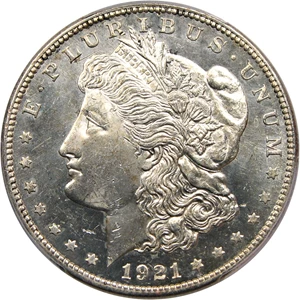 image for: 1921 Morgan $1 PCGS MS64 PL