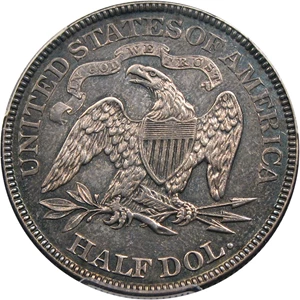 image for: 1884 50c PCGS AU55