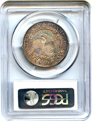 image for: 1817 50c PCGS AU50 (181.7, O-103, Punctuated Date)
