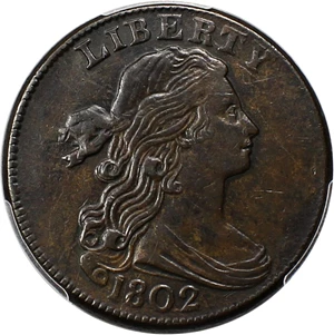 image for: 1802 1c PCGS XF45 (S-231, No Stems)