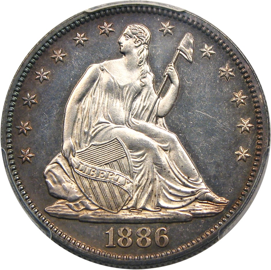 image for: 1886 50c PCGS Proof 64 CAM