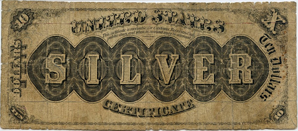 image for: FR. 288 1880 Blackback $10  PMG Very Good 10