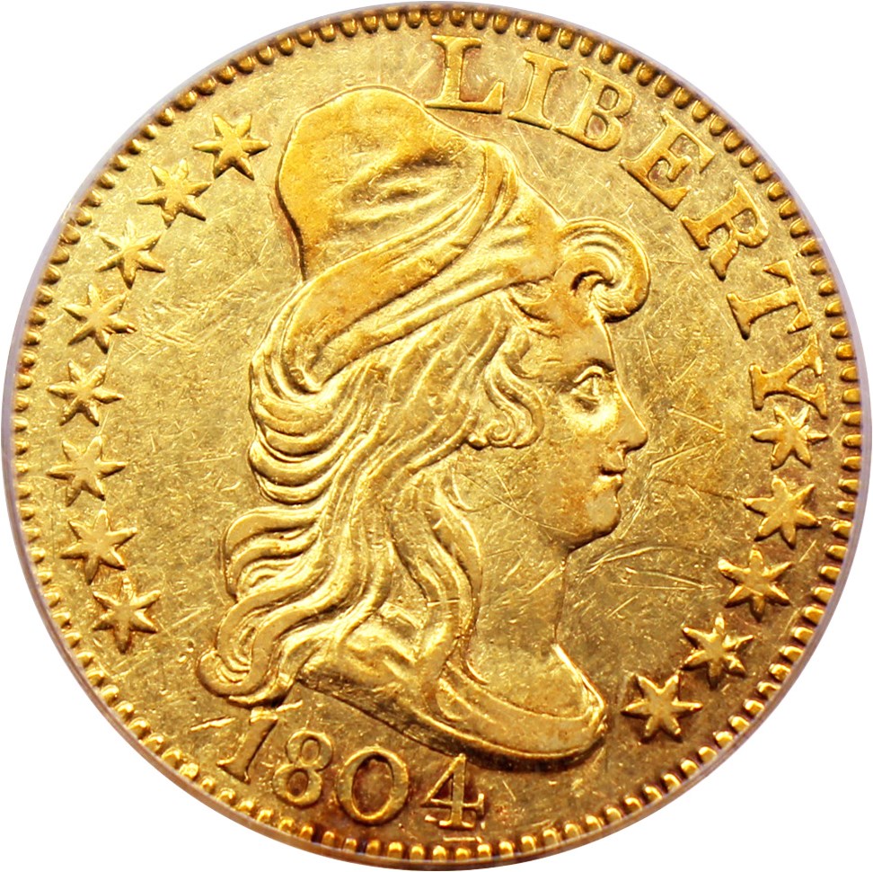 image for: 1804 $5 PCGS XF40 (OGH)