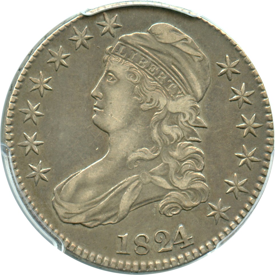 image for: 1824/1 50c PCGS VF35