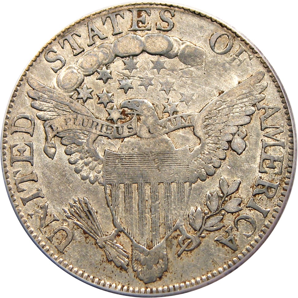 image for: 1806 50c PCGS/CAC XF40 (Knob 6, Large Stars)