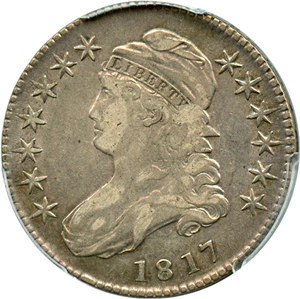 image for: 1817 50c PCGS VF25 (181.7)
