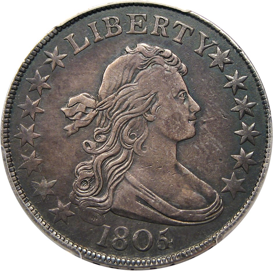 image for: 1805/4 50c PCGS VF35