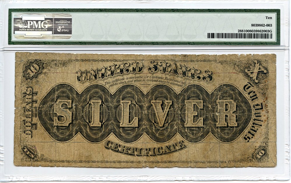 image for: FR. 288 1880 Blackback $10  PMG Very Good 10