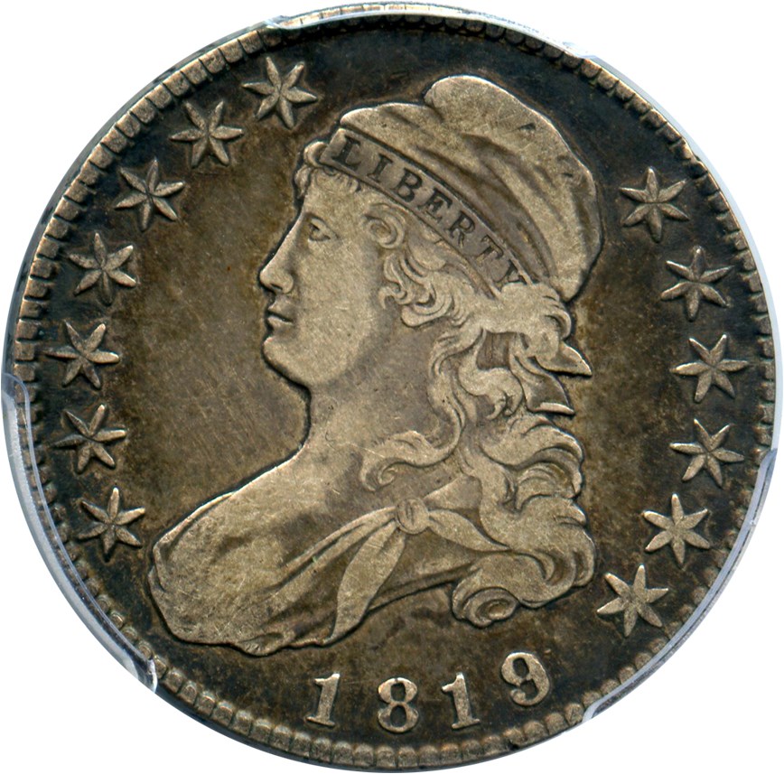 image for: 1819/8 50c PCGS VF30 (O-105, Large 9)