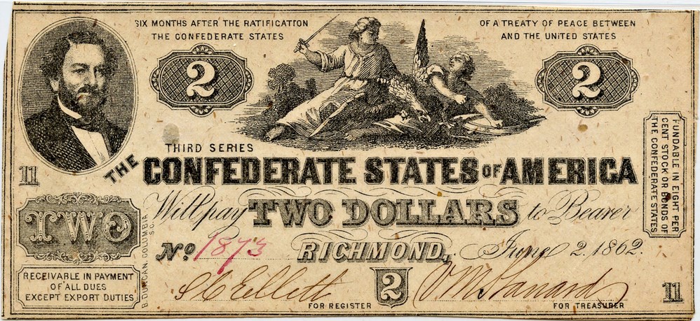 image for: T42 1862 CSA $2 PMG About Unc 53