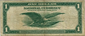 image for: FR. 722 1918 $1 PMG Fine 15