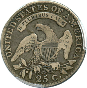 image for: 1818/5 25c PCGS/CAC VG-08