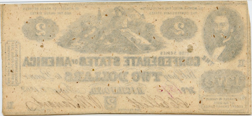 image for: T42 1862 CSA $2 PMG About Unc 53