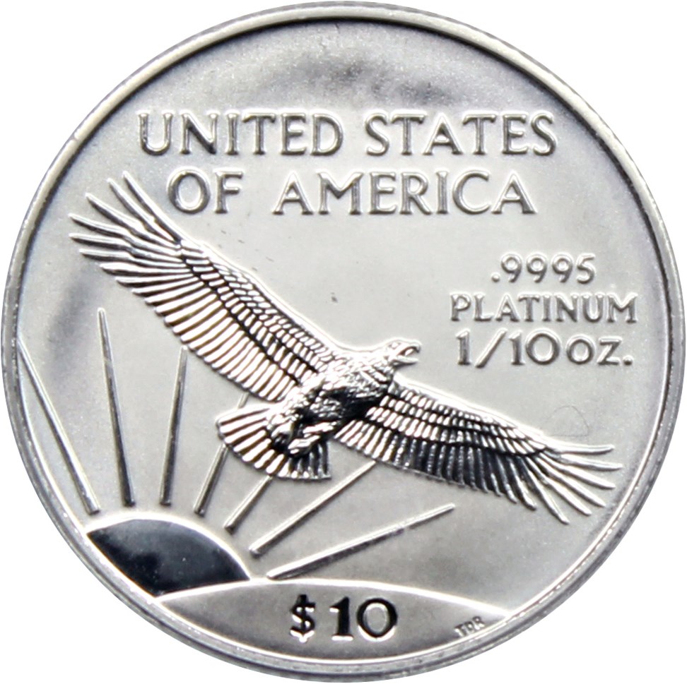 image for: 2003 Platinum Eagle $10 PCGS MS69