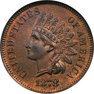 image for: 1878 1c NGC MS65 RB