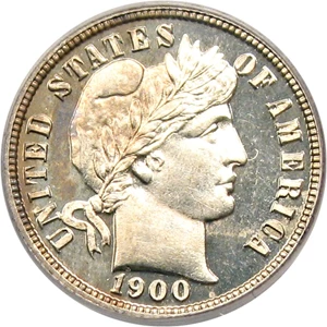 image for: 1900 10c PCGS Proof 63 (OGH)