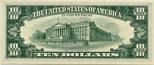 image for: FR. 2017F 1963A Dark Green Seal $10 Federal Reserve Note Atlanta PMG Choice Unc 64 EPQ
