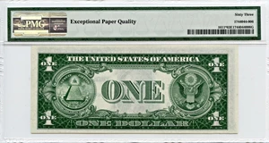 image for: FR. 1611* 1935B $1 Silver Certificate PMG Choice Unc 63 EPQ