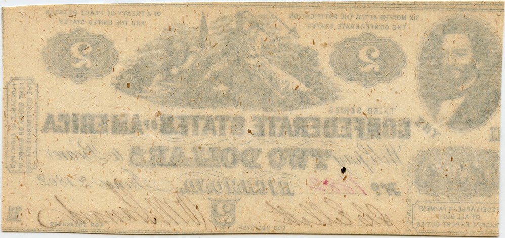 image for: T42 1862 CSA $2 PMG About Unc 55 EPQ