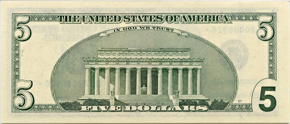 image for: FR. 1987E* 1999 $5 Federal Reserve Note Richmond PMG Gem Unc 65 EPQ