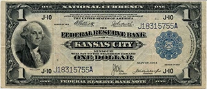 image for: FR. 739 1918 $1 PMG Very Fine 25 (Minor Rust)