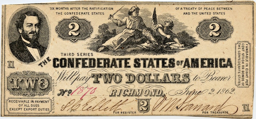 image for: T42 1862 CSA $2 PMG About Unc 58