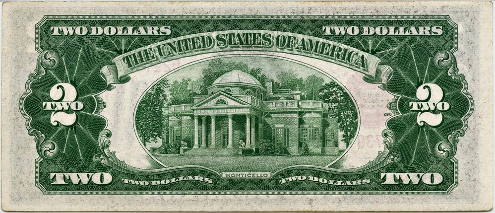 image for: FR. 1505 1928D $2 Legal Tender Note PMG Choice Unc 63