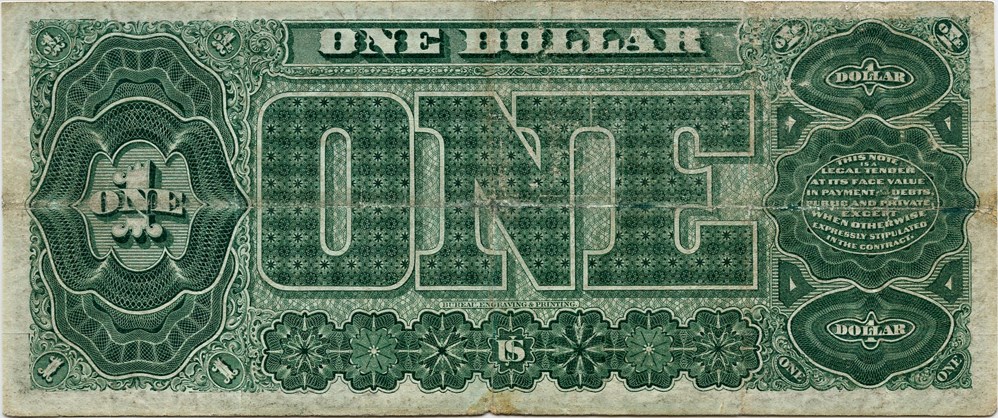 image for: FR. 349 1890 $1 PMG Very Fine 25 (Minor Repairs)