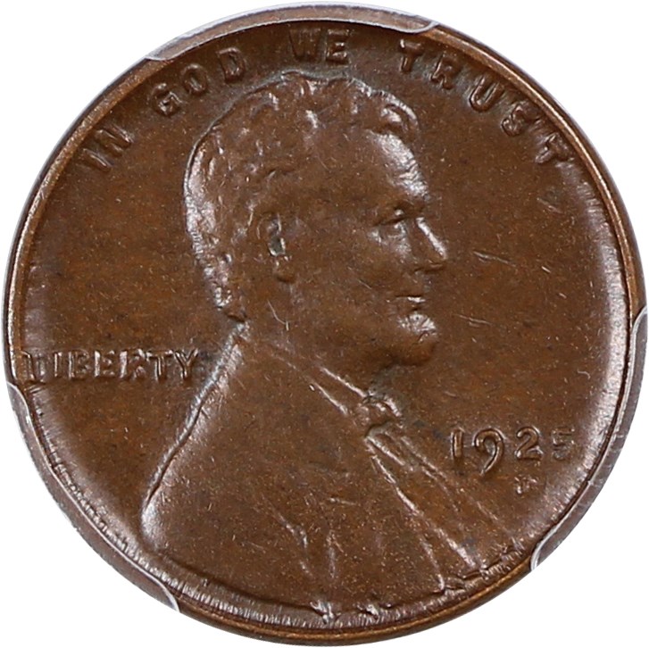 image for: 1925-D 1c PCGS AU58