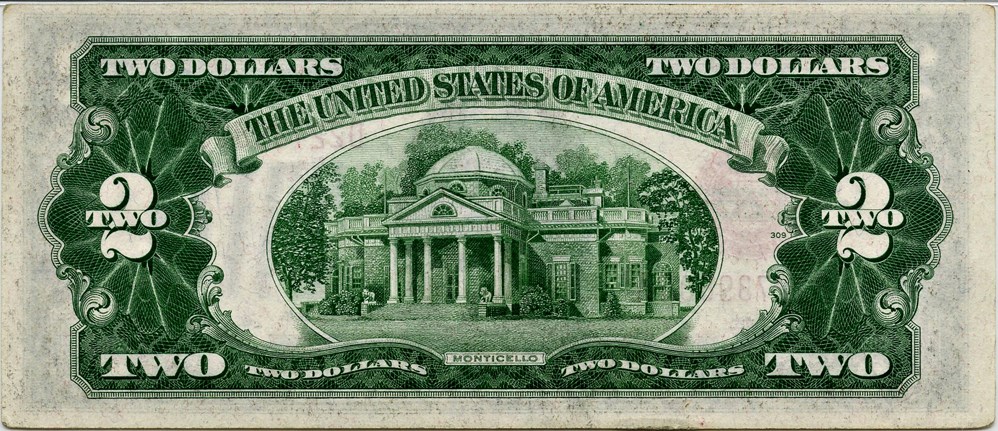 image for: FR. 1505 1928D $2 Legal Tender Note PMG Choice Unc 63 EPQ