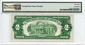 image for: FR. 1501 1928 $2 Legal Tender Note PMG About Unc 58 EPQ