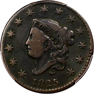image for: 1825 1c PCGS VG-10