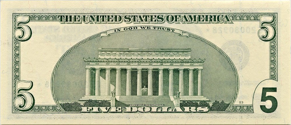 image for: FR. 1987E* 1999 $5 Federal Reserve Note PMG Gem Unc 66 EPQ