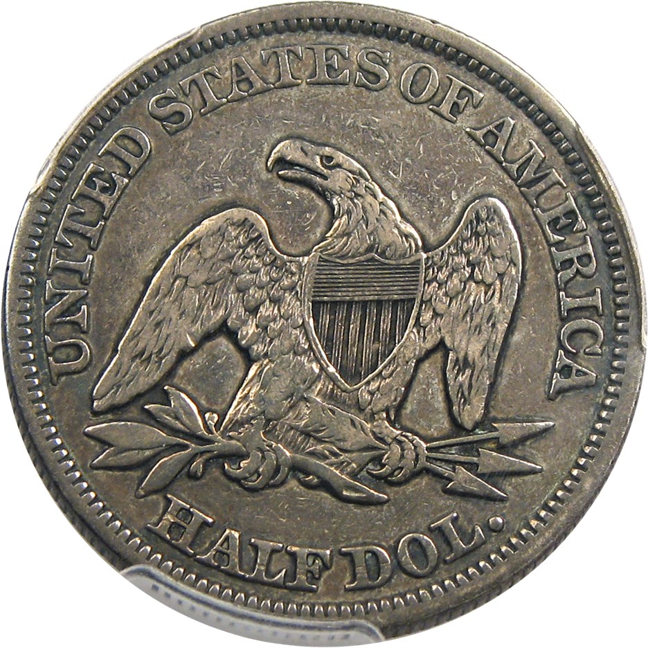 image for: 1855/54 50c PCGS VF30 (Arrows)