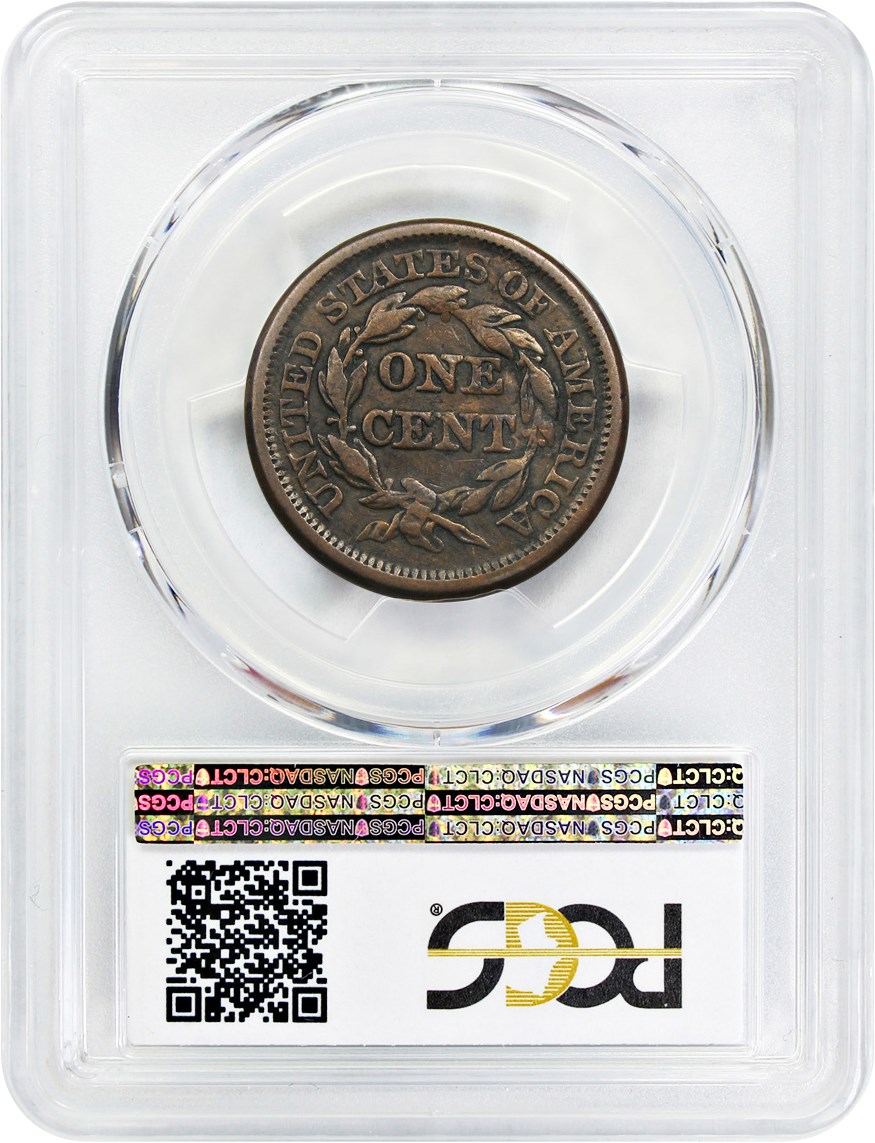 image for: 1844/81 1c PCGS VF25