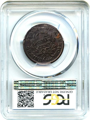 image for: 1798 1c PCGS VF Details (2nd Hair Style, Damage)
