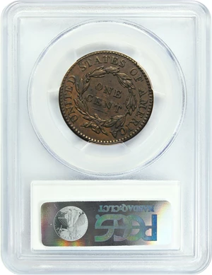 image for: 1819/8 1c PCGS AU50 (Newcomb 1)