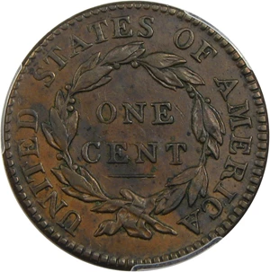 image for: 1819/8 1c PCGS AU50 (Newcomb 1)
