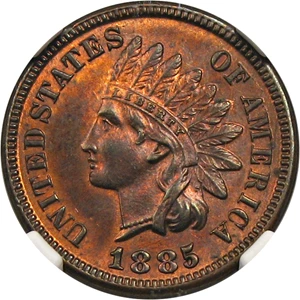 image for: 1885 1c NGC MS63 RB