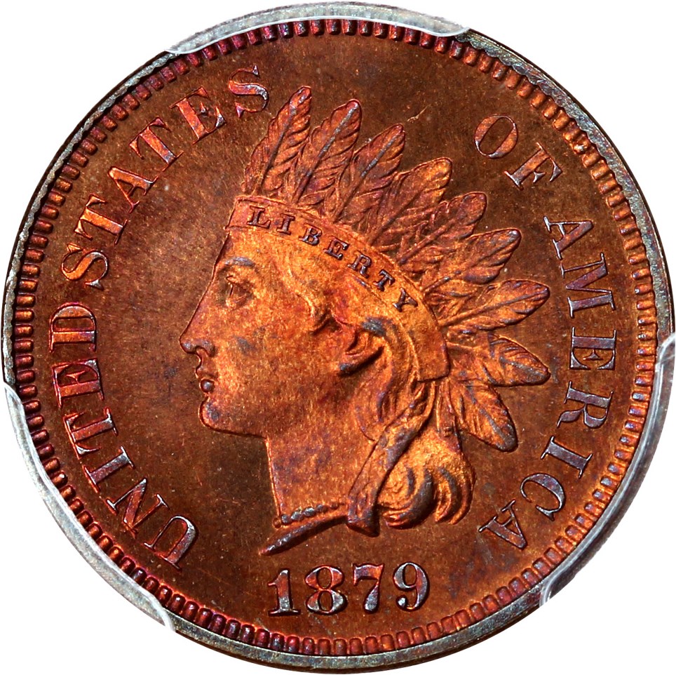 image for: 1879 1c PCGS/CAC Proof 66 RB