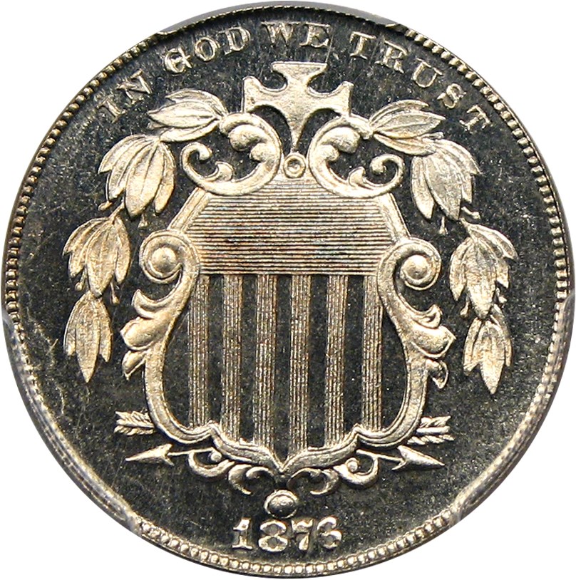 image for: 1876 5c PCGS Proof 66 CAM