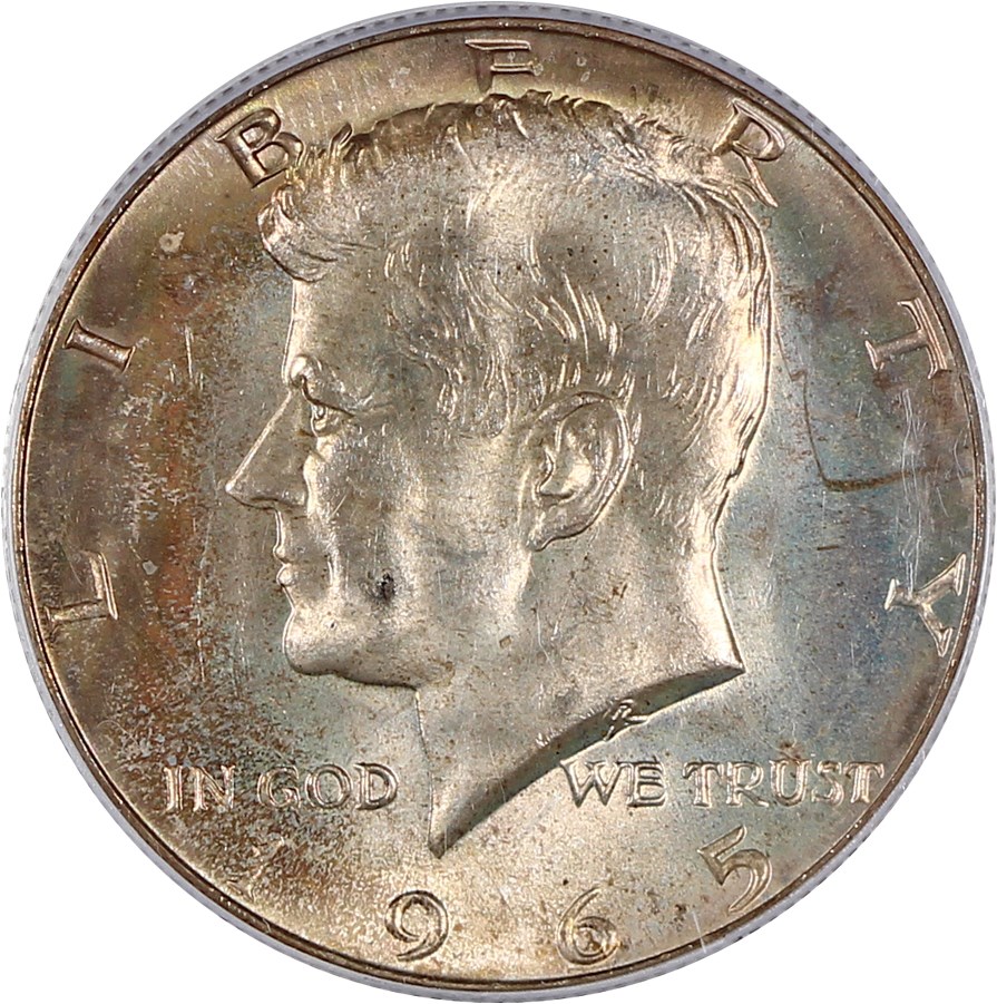 image for: 1965 50c PCGS MS65