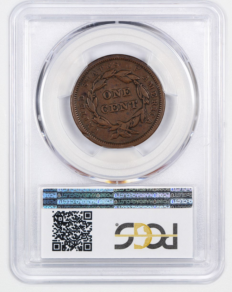 image for: 1842 1c PCGS VF20 (Small Date)