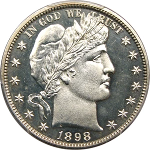 image for: 1898 50c PCGS Proof 64
