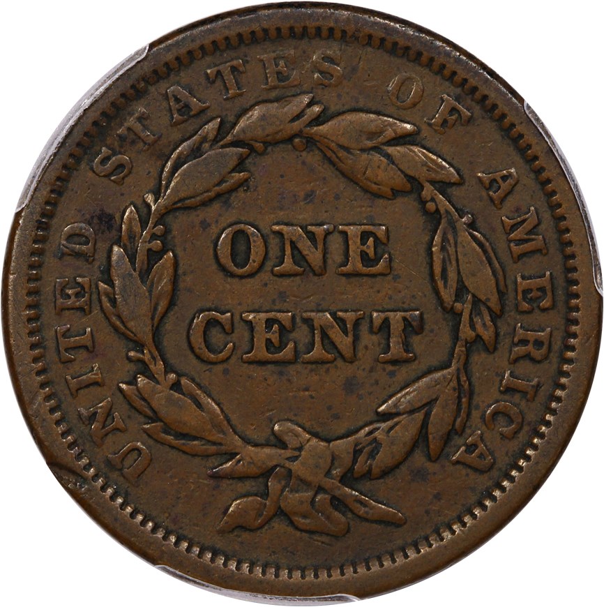 image for: 1842 1c PCGS VF20 (Small Date)