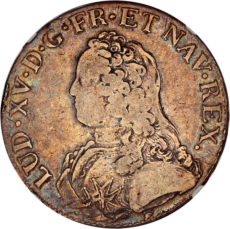 image for: France: 1727-I ECU NGC F15 (KM-486.1)