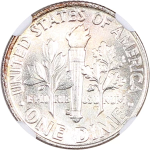 image for: 1954-D 10c NGC MS67 FT